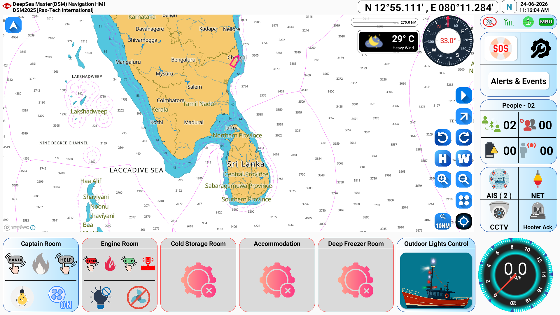 DeepSea Master HMI — Navigation HMI